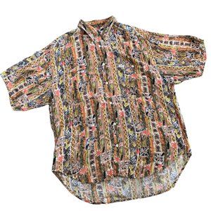 Vintage Guess by Georges Marciano Abstract Tee M